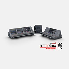 RIVAGE PM5和PM3数字混音系统，实力斩获IBC 2020 Best of Show大奖